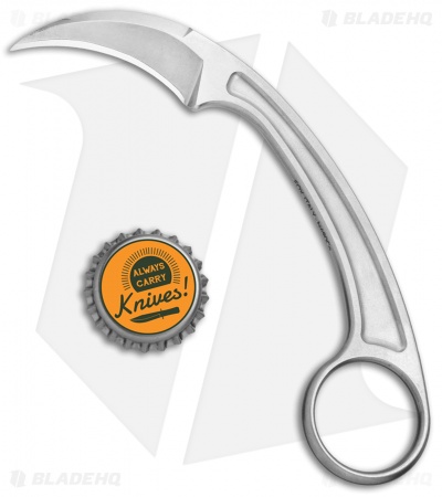 Bastinelli PiKa Picoeur Karambit Fixed Blade Knife (1" Satin)