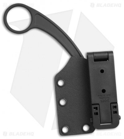 Bastinelli PiKa Picoeur Karambit Fixed Blade Neck Knife (1" Black)