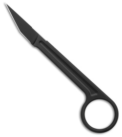 Bastinelli Picoeur Fighting Scalpel Fixed Blade (1.5 Black