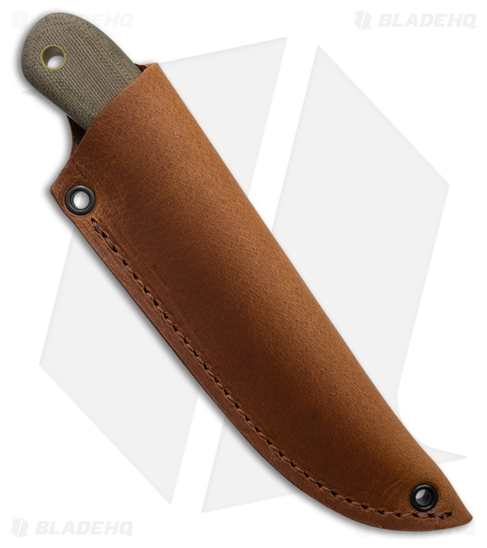 Battle Horse Knives Comanche Fixed Blade Knife Green Micarta (3" Saber)