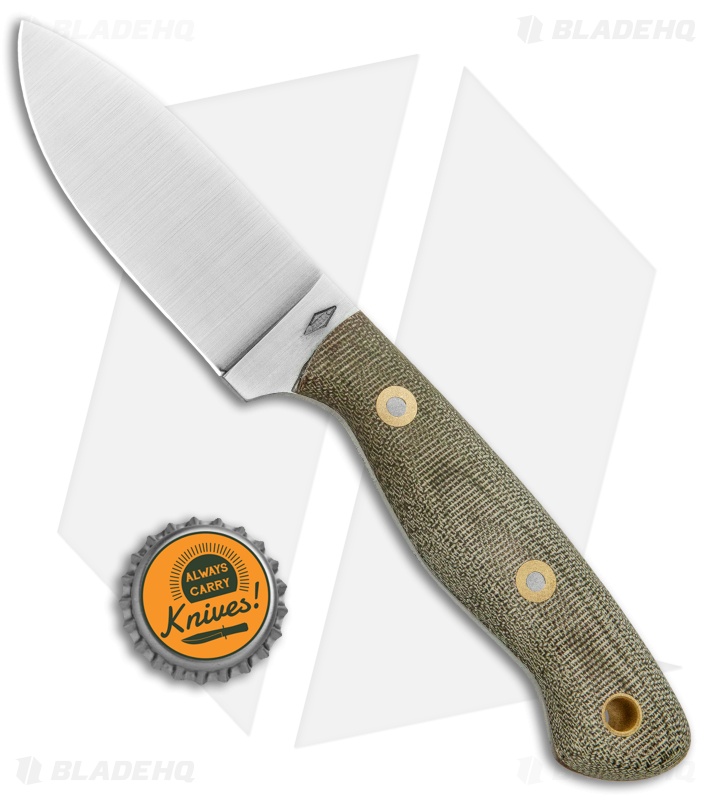 Battle Horse Knives Fox Hound - Fixed Blade | Green Micarta | Blade HQ