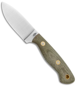 Battle Horse Knives Fox Hound Fixed Blade Green Micarta (3.4" Satin Flat) BHK