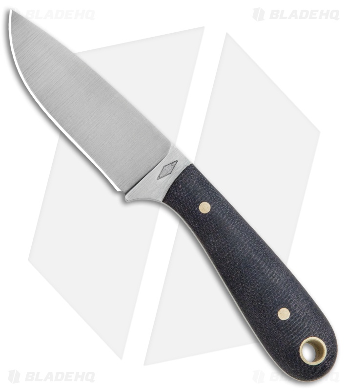 Battle Horse Knives Frontier First Knife Black Micarta (2.6" Satin) BHK