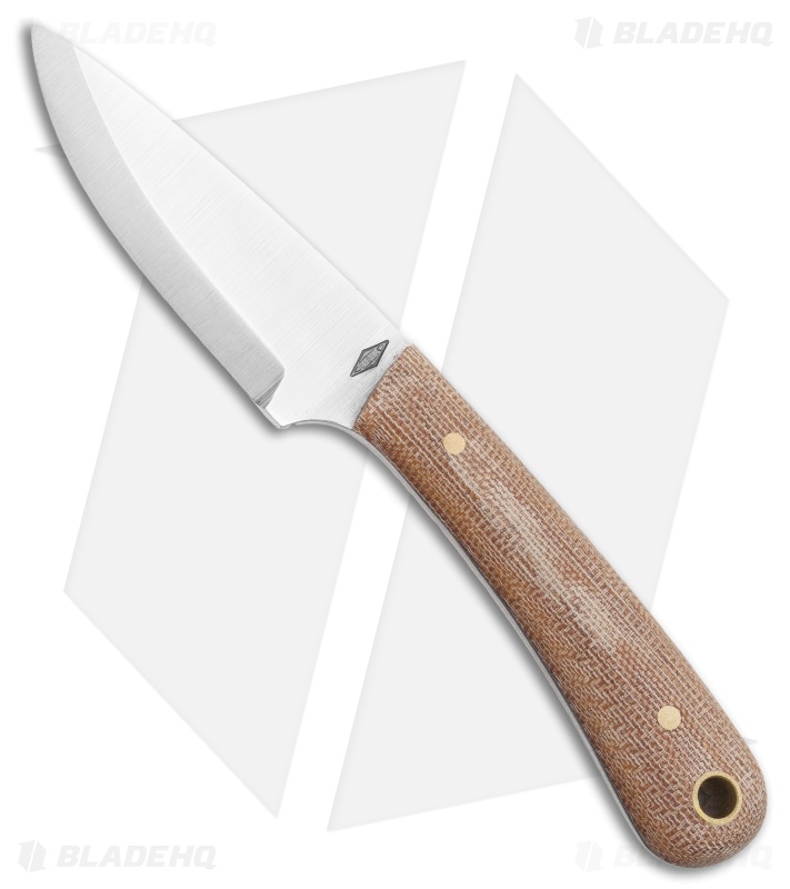 Battle Horse Knives Frontier Valley Hunting Scandi Knife Nat. Micarta (3" Satin)