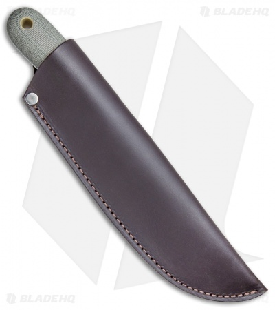 Battle Horse Knives Highlander Fixed Blade Green Micarta (5.5" Full-Flat) BHK 