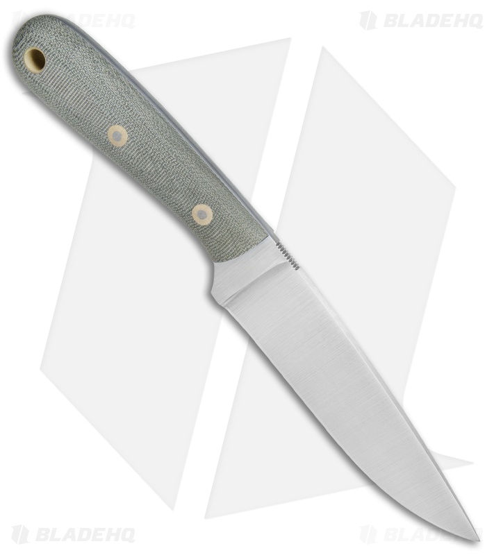 Battle Horse Knives Highlander Fixed Blade Green Micarta (5.5" Full-Flat) BHK 