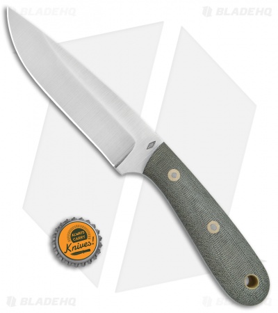 Battle Horse Knives Highlander Fixed Blade OD Green Micarta (5.5" Saber) BHK 