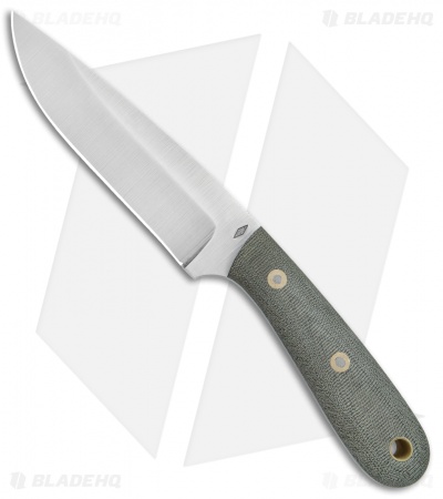 Battle Horse Knives Highlander Fixed Blade OD Green Micarta (5.5" Saber) BHK 