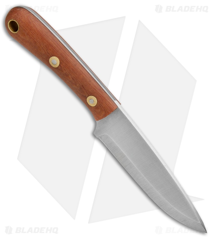 Battle Horse Knives Patriot Scout Fixed Blade Natural Micarta (4.25" Scandi)