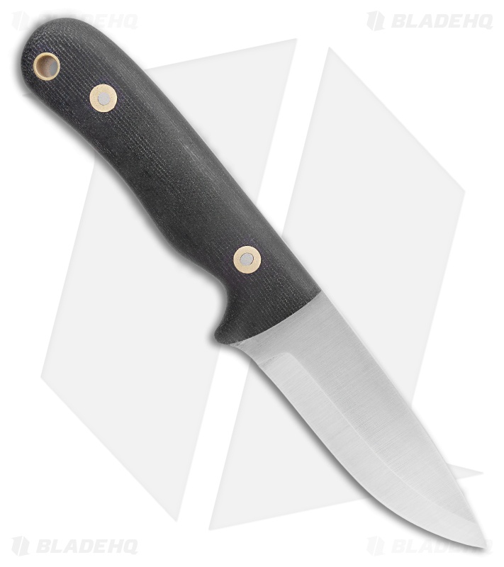 Battle Horse Knives Pit Bull Fixed Blade Black Micarta (3.625" Scandi) BHK 