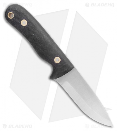 Battle Horse Knives Pit Bull Fixed Blade Black Micarta (3.625" Scandi) BHK 