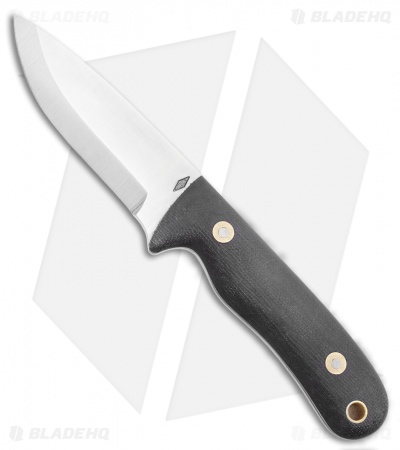 Battle Horse Knives Pit Bull Fixed Blade Black Micarta (3.625" Scandi) BHK 
