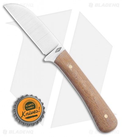 Battle Horse Knives Platypus Fixed Blade Knife Natural Micarta (2.75" Satin) BHK
