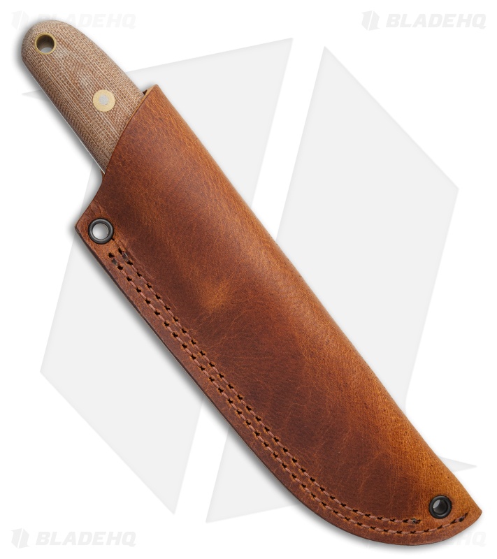 Battle Horse Knives Salt Fork Fixed Blade Knife Natural Micarta (4.2" Satin) BHK