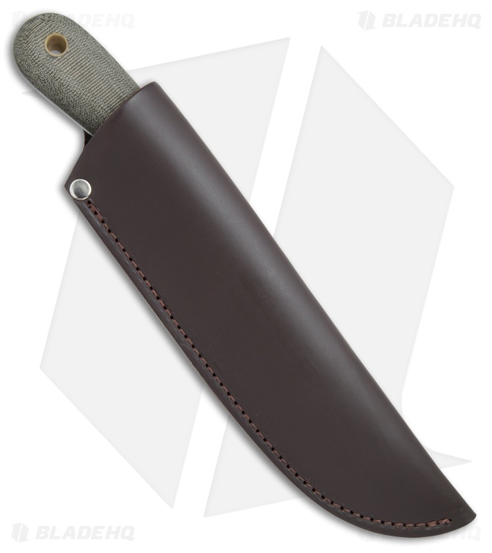 Battle Horse Knives Scout Platoon Fixed Blade OD Green Micarta (6" Saber) BHK
