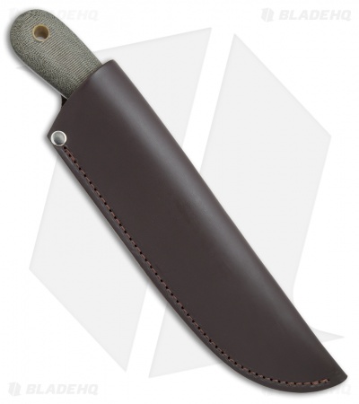Battle Horse Knives Scout Platoon Fixed Blade OD Green Micarta (6" Saber) BHK