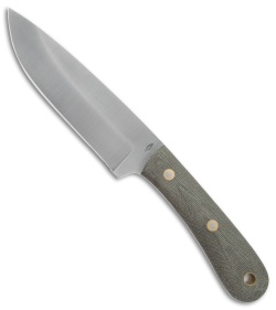 Battle Horse Knives Scout Platoon Fixed Blade OD Green Micarta (6" Saber) BHK