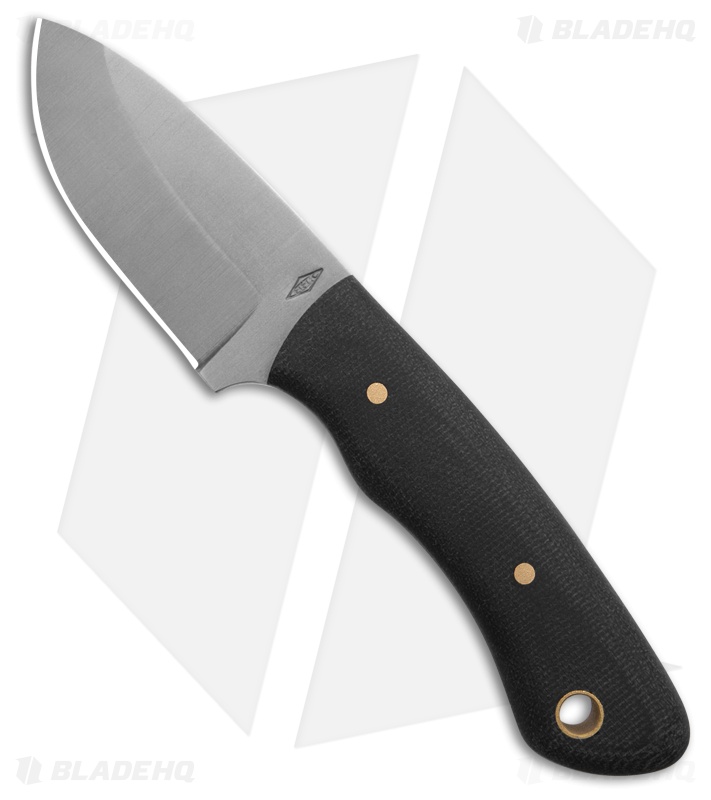 Battle Horse Knives Slug Fixed Blade Knife Black Micarta (2.5" Saber)