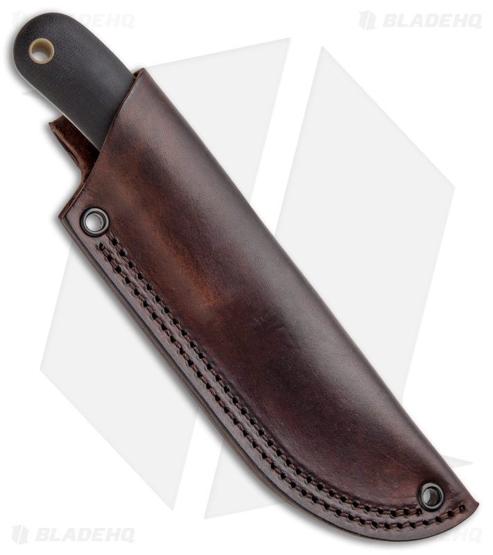 Battle Horse Pit Bull Fixed Blade Knife Black Micarta (3.5" Satin Flat) BHK