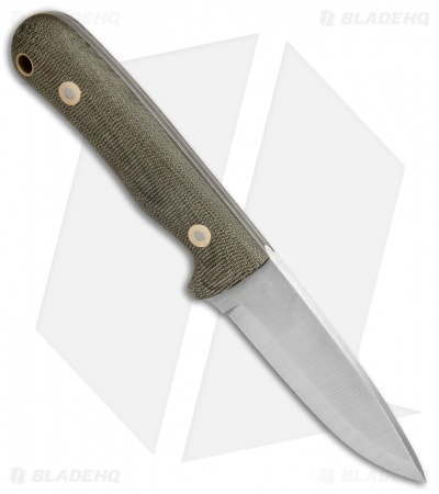 Battle Horse Knives Pit Bull Fixed Blade OD Green Micarta (3.5" Scandi) BHK 