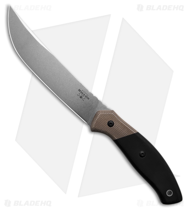 Bear & Son Professional Boning Knife Tan Micarta/Black G-10 (6.25" SW) G34