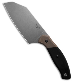 Bear & Son Professional Chopper Fixed Blade Tan Micarta/Black G-10 (5" SW)*DISC*