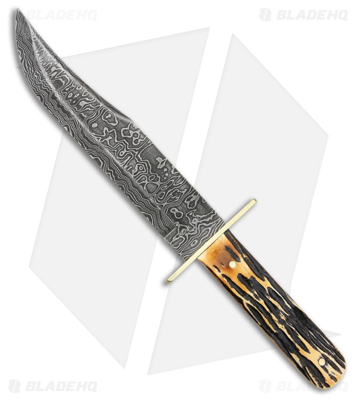 Bear & Son American Bowie Fixed Blade Knife (9" Damascus) 502D
