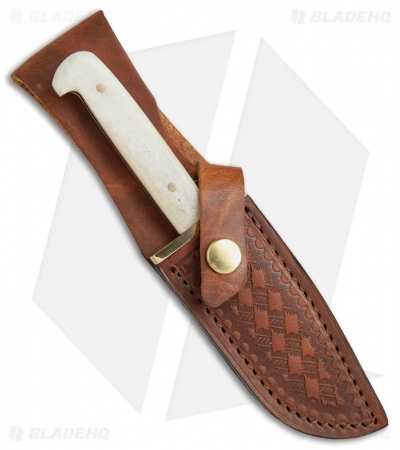Bear & Son Baby Bowie Fixed Blade White Bone (3.25" Plain) WSD00 1/2