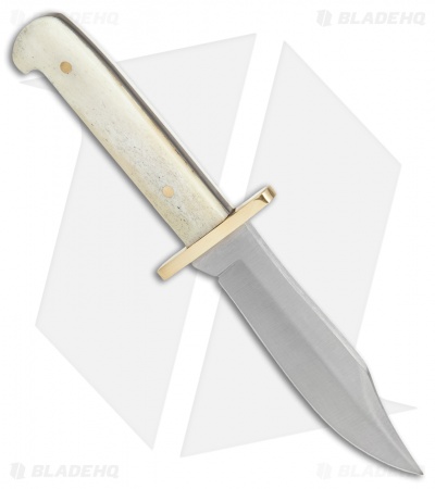 Bear & Son Baby Bowie Fixed Blade White Bone (3.25" Plain) WSD00 1/2