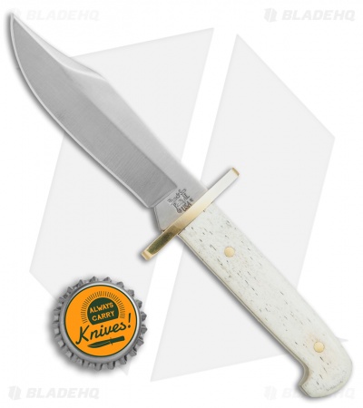 Bear & Son Baby Bowie Fixed Blade White Bone (3.25" Plain) WSD00 1/2