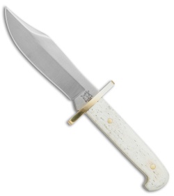 Bear & Son Baby Bowie Fixed Blade White Bone (3.25" Plain) WSD00 1/2