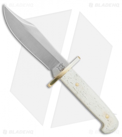 Bear & Son Baby Bowie Fixed Blade White Bone (3.25" Plain) WSD00 1/2