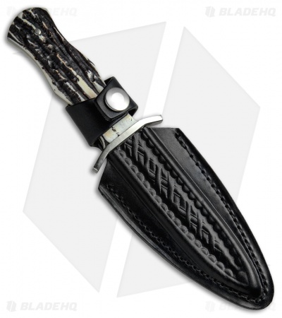 Bear and Son Dagger Fixed Blade Knife Stag (4" Satin)