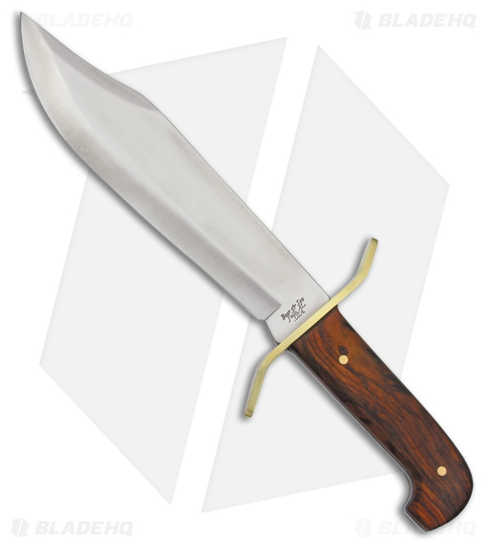 Bear & Son Gold Rush Bowie Fixed Blade Knife Cocobolo (9" Satin) CB00