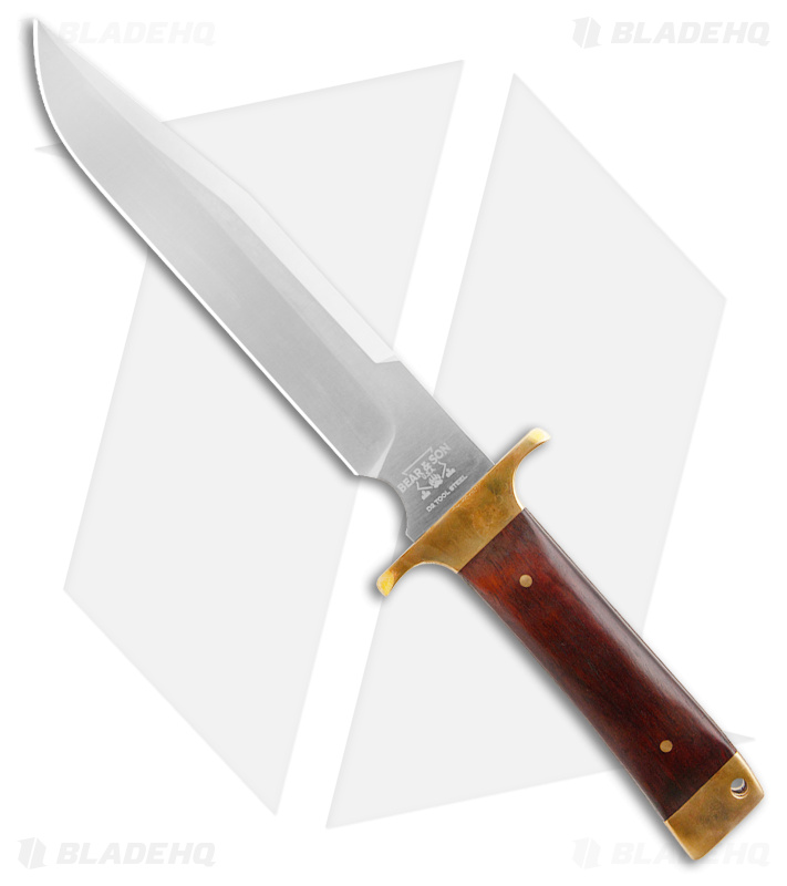 Bear and Son Freedom Fighting Bowie D2 Cocobolo Wood (9" Satin) *DISCOUNT*