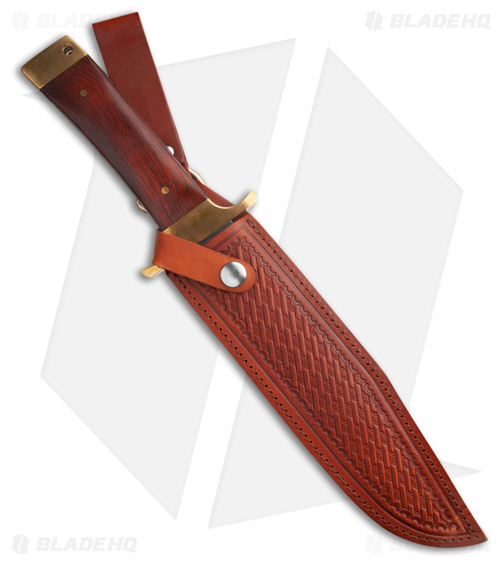 Bear and Son Freedom Fighting Bowie D2 Cocobolo Wood (9" Satin) *DISCOUNT*