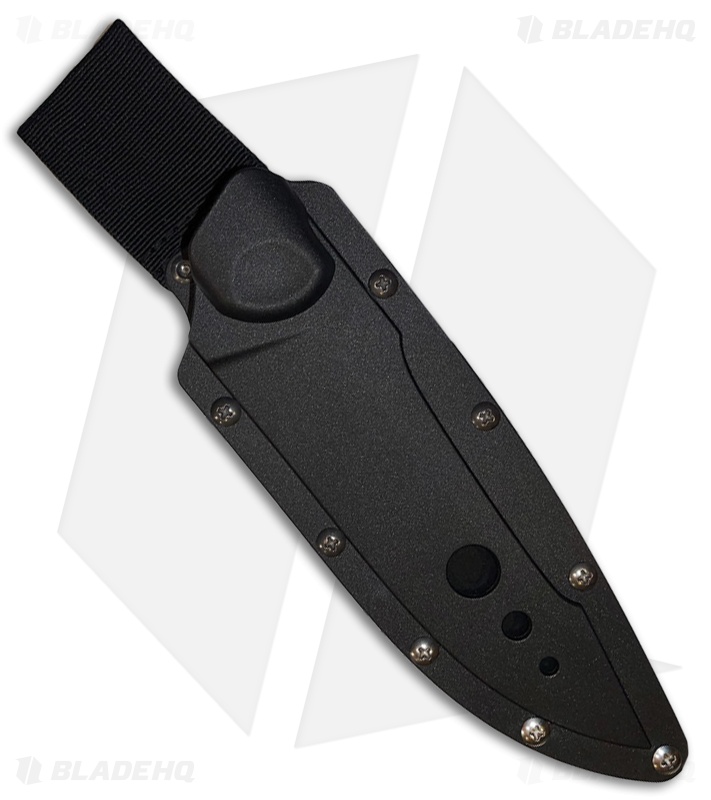 Begg Knives Alligator Fixed Blade Knife Black/Orange G-10