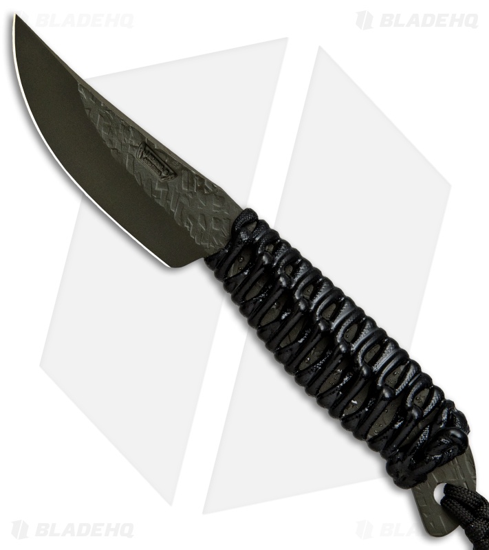 Behring Made Pro LT Caper Fixed Blade Knife Black (3.625" OD Green)