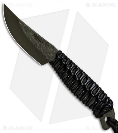 Behring Made Pro LT Caper Fixed Blade Knife Black (3.625" OD Green)