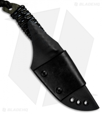 Behring Made Pro LT Caper Fixed Blade Knife Black (3.625" OD Green)