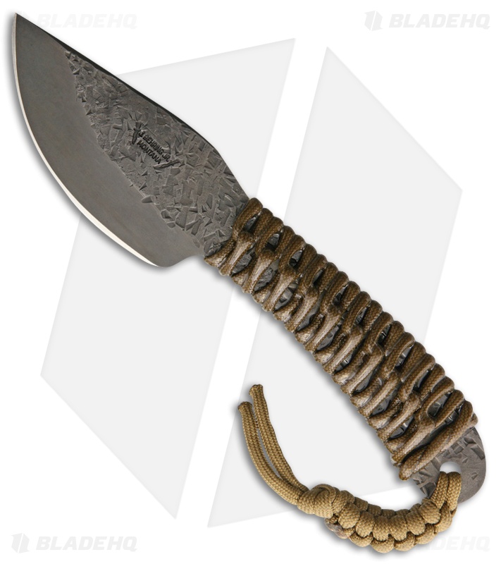 Behring Pro LT Alaskan Fixed Blade Knife OD Green (3.25" Blued)