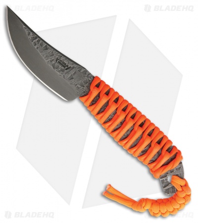Behring Made Pro LT Caper Fixed Blade Knife Orange (3.25" Blued)