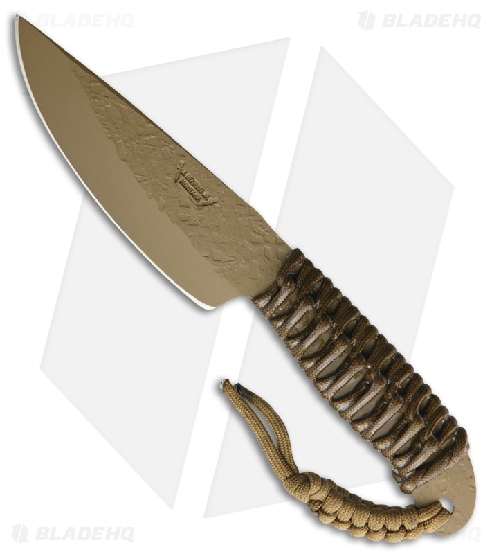 Behring Made Pro LT Mission Fixed Blade Knife Coyote (4.25" Tan Cerakote)