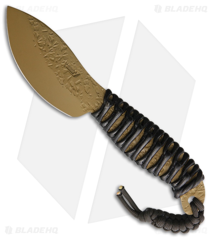 Behring Made Pro LT Nessmuk Fixed Blade Knife Black (3.25" Coyote Cerakote)