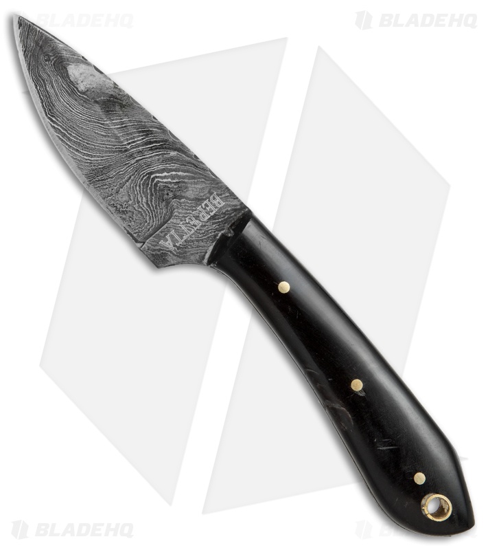 Beretta Damascus Shaefer Skinner Fixed Blade Ebony (3" Damascus) 
