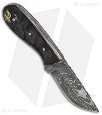 Beretta Damascus Texan Fixed Blade Wood (2.5" Damascus)