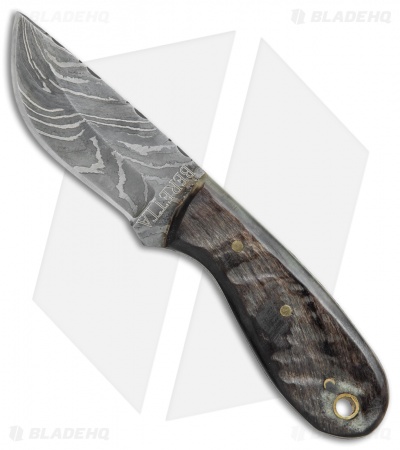 Beretta Damascus Texan Fixed Blade Wood (2.5" Damascus)