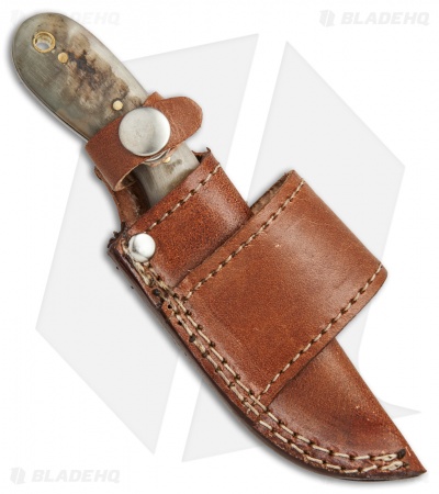 Beretta Damascus Texan Fixed Blade Horn (2.5" Damascus)