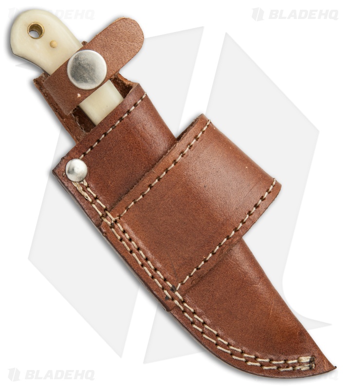 Beretta Damascus Short Skinner Fixed Blade Bone (3" Damascus) 