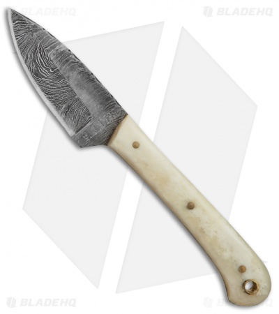 Beretta Damascus Short Skinner Fixed Blade Bone (3" Damascus) 
